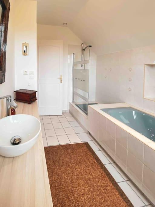 Grande Maison Chaleureuse Avec Vue Mer Imprenable Criel-sur-Mer Eksteriør billede